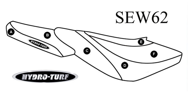 HYDRO-TURF Seat Cover for Kawasaki Ultra 250, 260X, 300X, 310X & LX