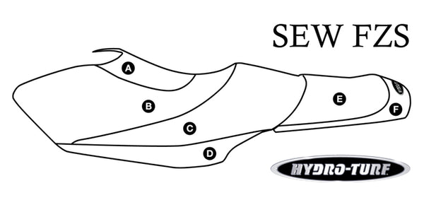 HYDRO-TURF Seat Cover for Yamaha FZS