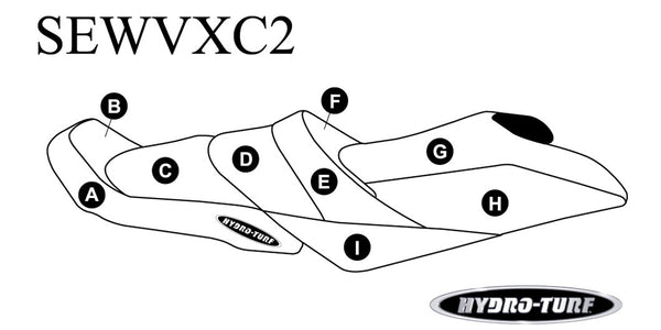 HYDRO-TURF Seat Cover for Yamaha VX Cruiser, VX Cruiser HO & VX Limited
