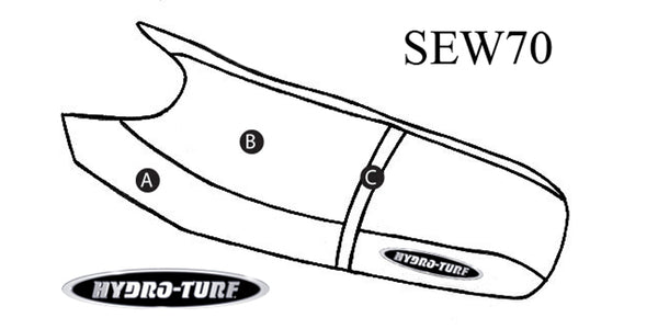 HYDRO-TURF Seat Cover for Yamaha WaveRunner 500 & 650