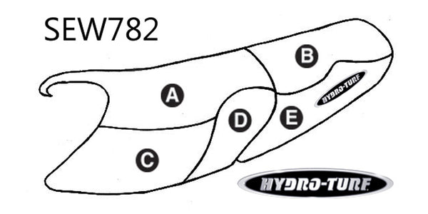 HYDRO-TURF Seat Cover for Yamaha XL700, XL760 & XL1200