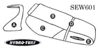 HYDRO-TURF Seat & Cowling Cover for Kawasaki 1100 ZXi