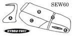 HYDRO-TURF Seat & Cowling Cover for Kawasaki ZXi