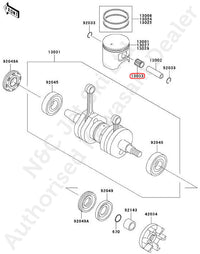 KAWASAKI Genuine 750, 800 & 1100 Top End Bearing