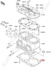 KAWASAKI Genuine 750 & 800 Cylinder Base Gasket