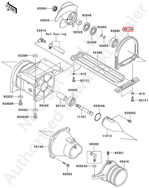 KAWASAKI Genuine 750 & 800 Pump Trim Seal