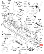 KAWASAKI Genuine Black Drain Plug