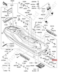 KAWASAKI Genuine Black Drain Plug