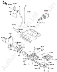 KAWASAKI Genuine SX-R & Ultra Oil Filter