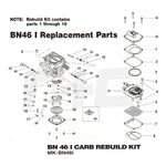 MIKUNI I Series 46mm Carburetor Rebuild Kit