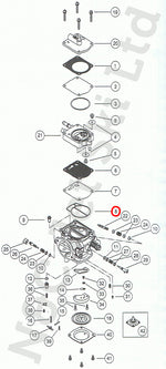 MIKUNI Super BN (SBN) 44mm 'I' Series O-Ring