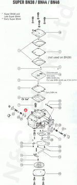 MIKUNI Super BN (SBN) High Speed Adjuster Screw O-Ring