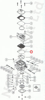 MIKUNI Super BN (SBN) 'I' Series Clear Diaphragm Damper