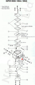 MIKUNI Super BN (SBN) Low Speed Adjuster Screw O-Ring