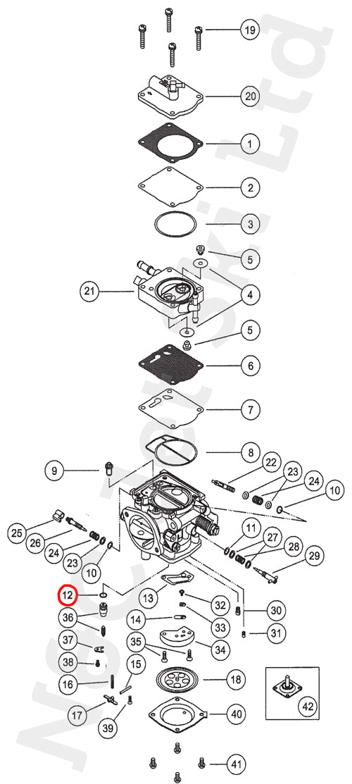 MIKUNI Super BN (SBN) Needle Valve O-Ring