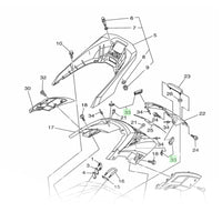 YAMAHA Genuine 1800 Rear Hatch Lock (2012 - 2018)